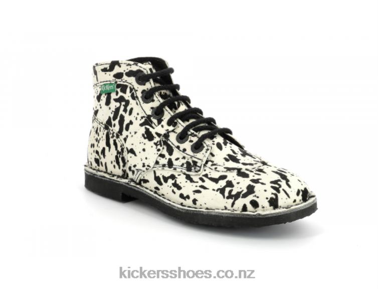Kickers Women Orilegend Beige Black Spotted NPZDR275