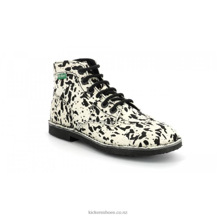Kickers Women Orilegend Beige Black Spotted NPZDR275