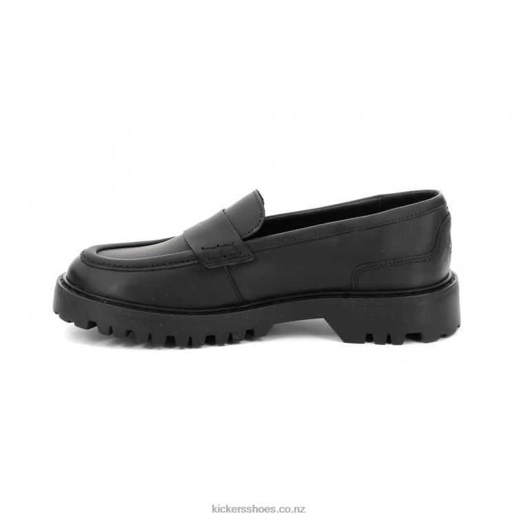 Kickers Women Deck Loafer Black NPZDR183