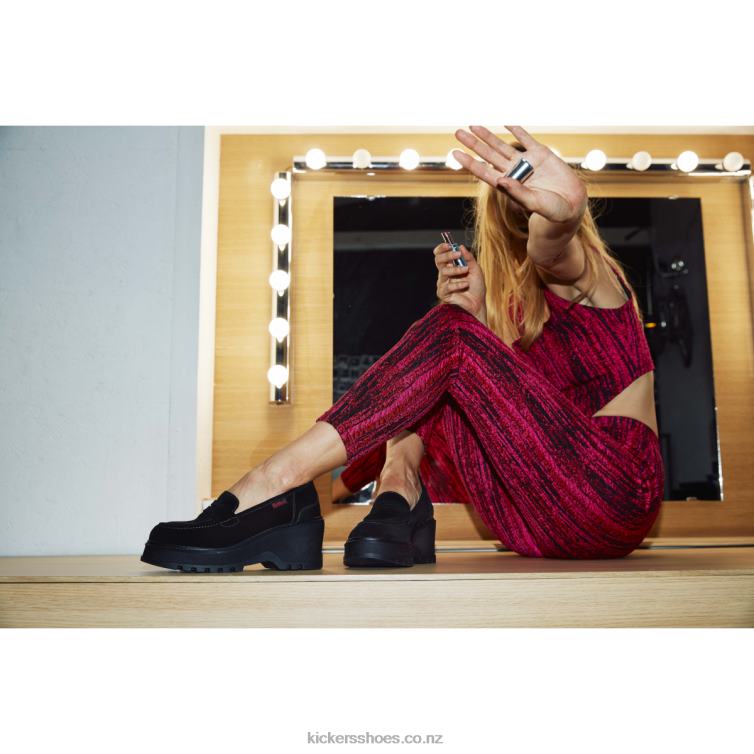 Kickers Women Kick Wild Black NPZDR182