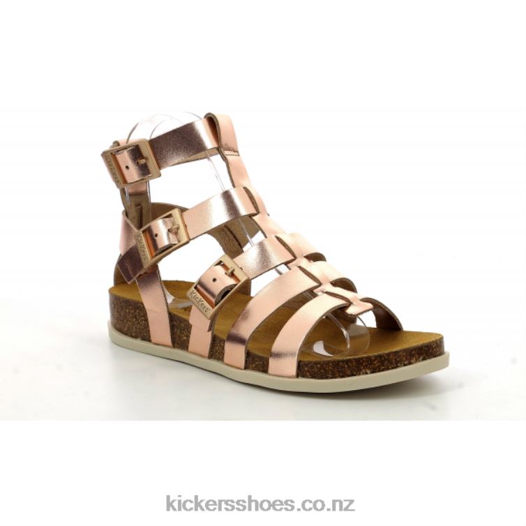 Kickers Women Kick Alexa Gold Pink NPZDR111
