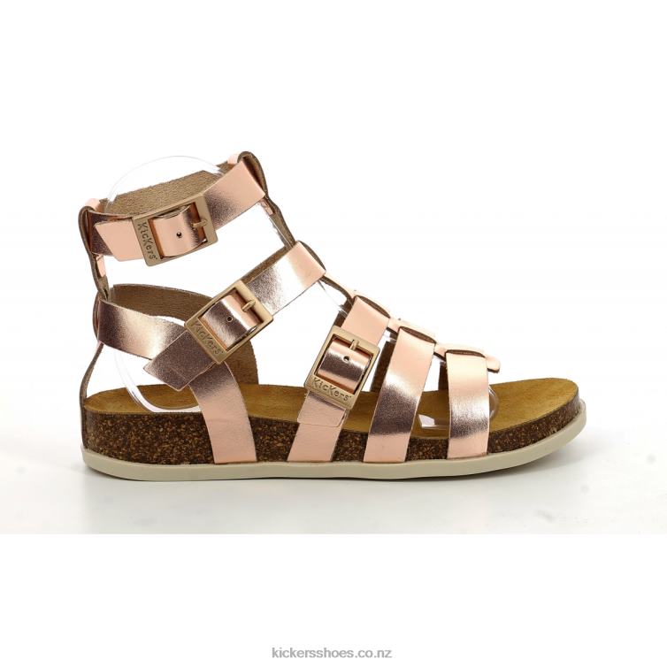 Kickers Women Kick Alexa Gold Pink NPZDR111