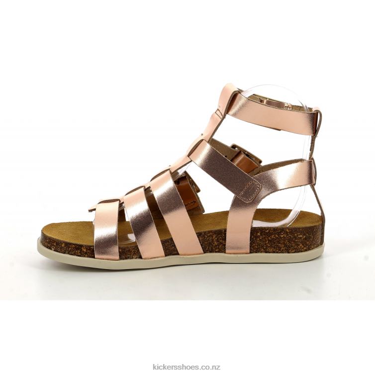 Kickers Women Kick Alexa Gold Pink NPZDR111