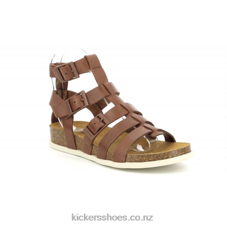 Kickers Women Kick Alexa Light Brown NPZDR44