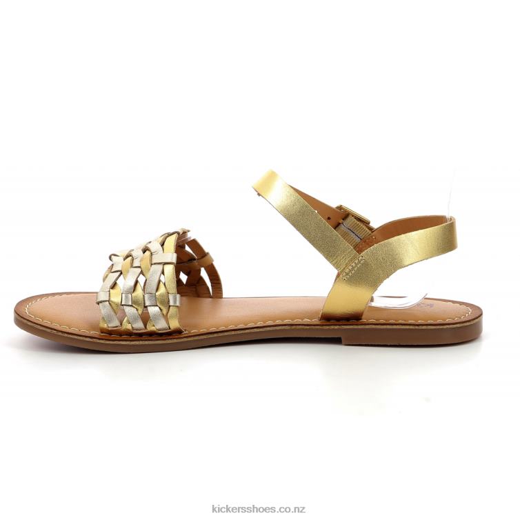 Kickers Women Kick Dash Gold NPZDR94