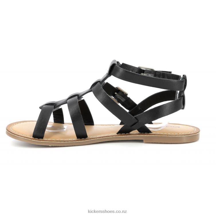 Kickers Women Kick Dazed Black NPZDR78