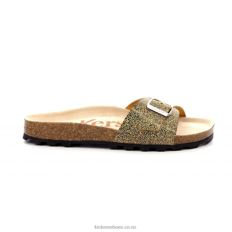 Kickers Women Kick Eyra Brown Black Printing NPZDR109