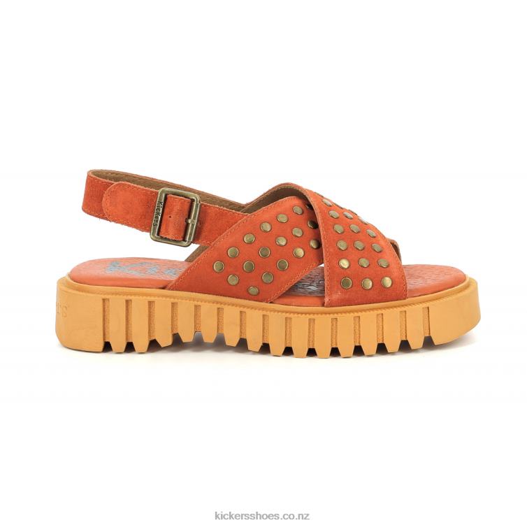 Kickers Women Kick Fact Brick Orange NPZDR46