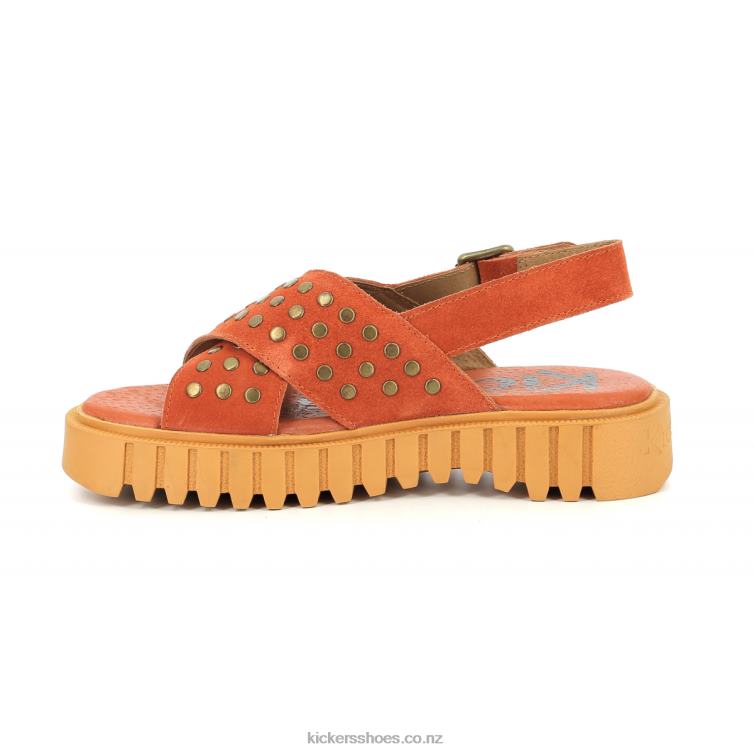 Kickers Women Kick Fact Brick Orange NPZDR46