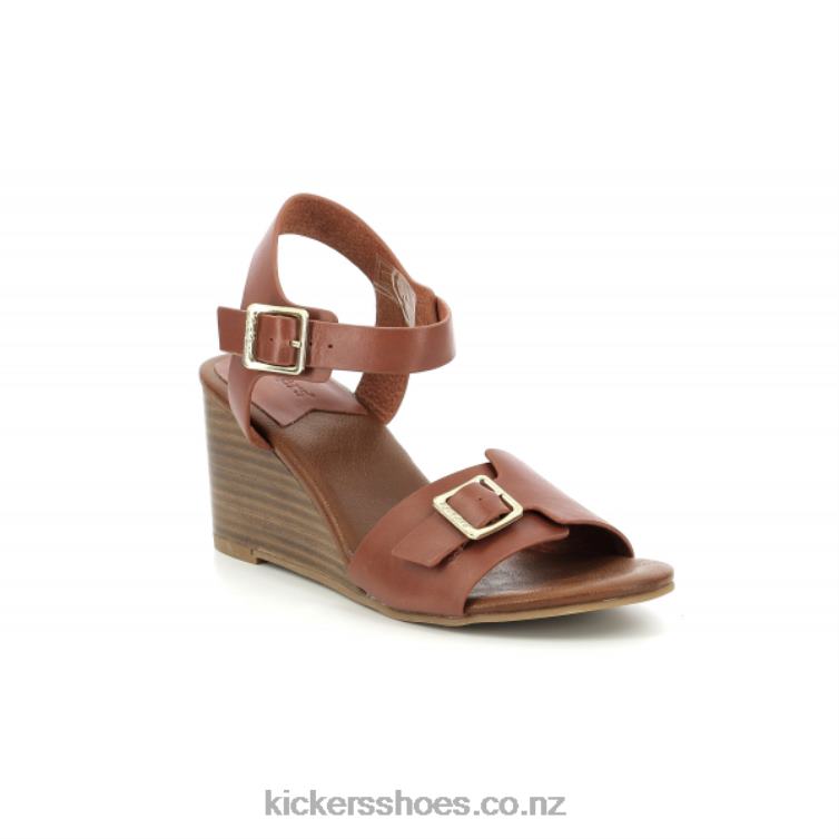 Kickers Women Kick Vodou Brick Brown NPZDR61