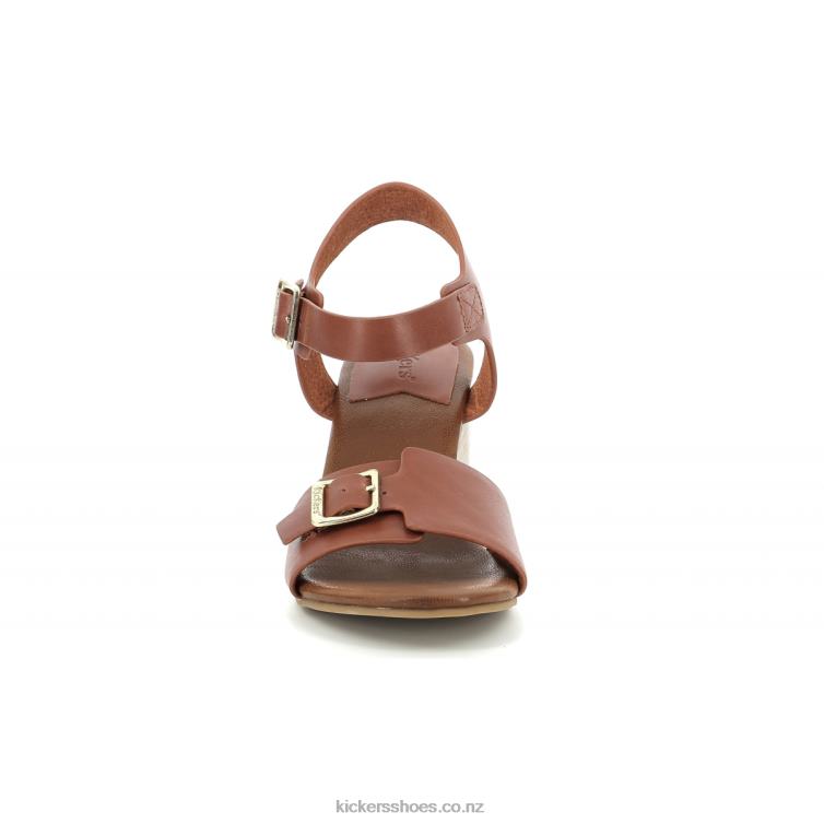 Kickers Women Kick Vodou Brick Brown NPZDR61