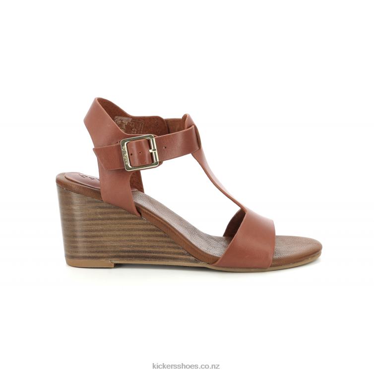 Kickers Women Kick Volage Brick Brown NPZDR28