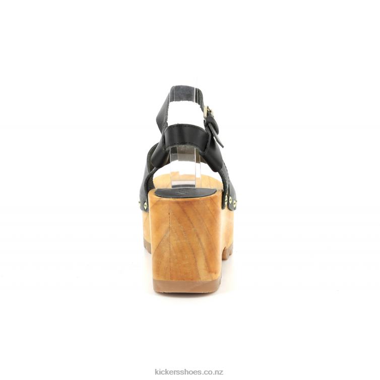 Kickers Women Kick Wedge Wise Black NPZDR27