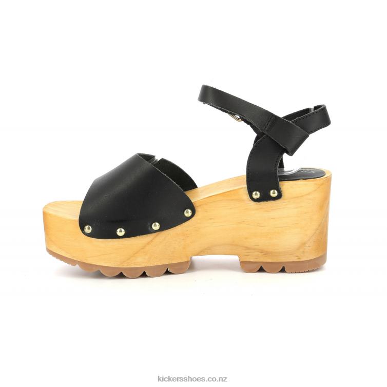 Kickers Women Kick Wedge Wise Black NPZDR27