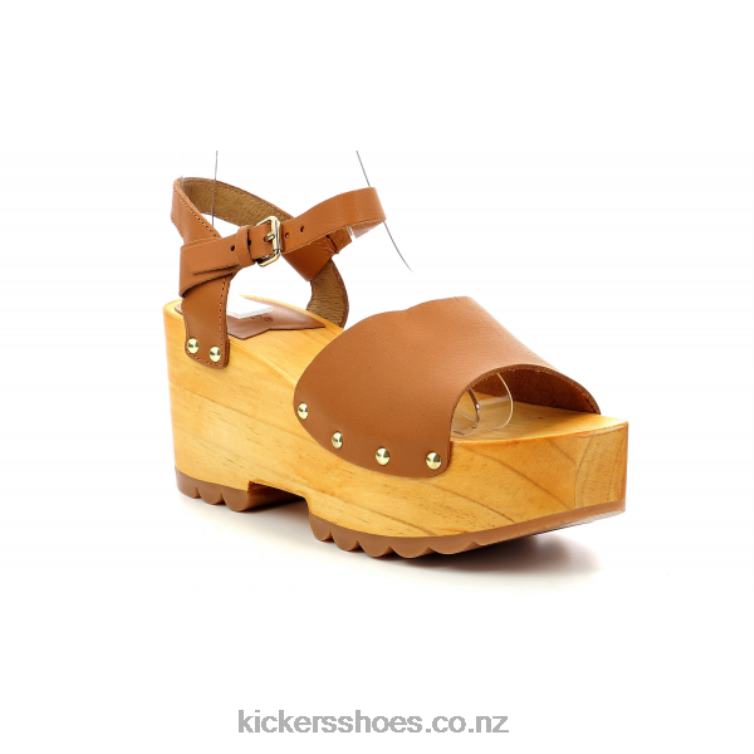 Kickers Women Kick Wedge Wise Camel NPZDR26