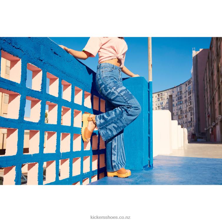 Kickers Women Kick Wedge Wise Camel NPZDR26