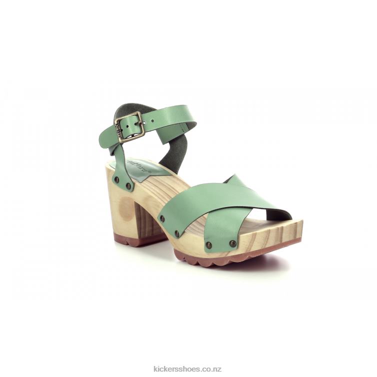 Kickers Women Kick Wise Green Mint NPZDR3