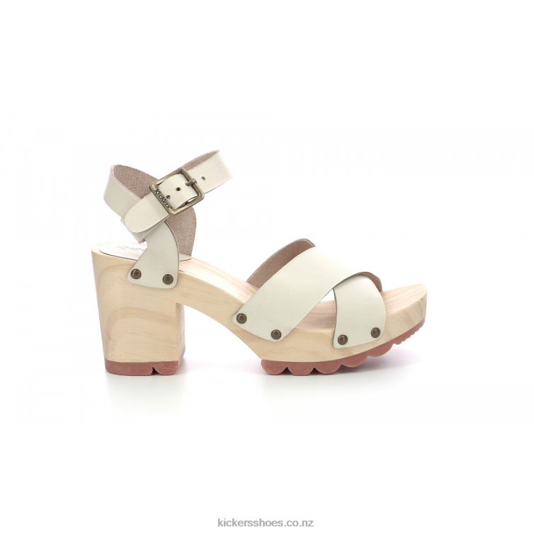 Kickers Women Kick Wise Off White NPZDR2