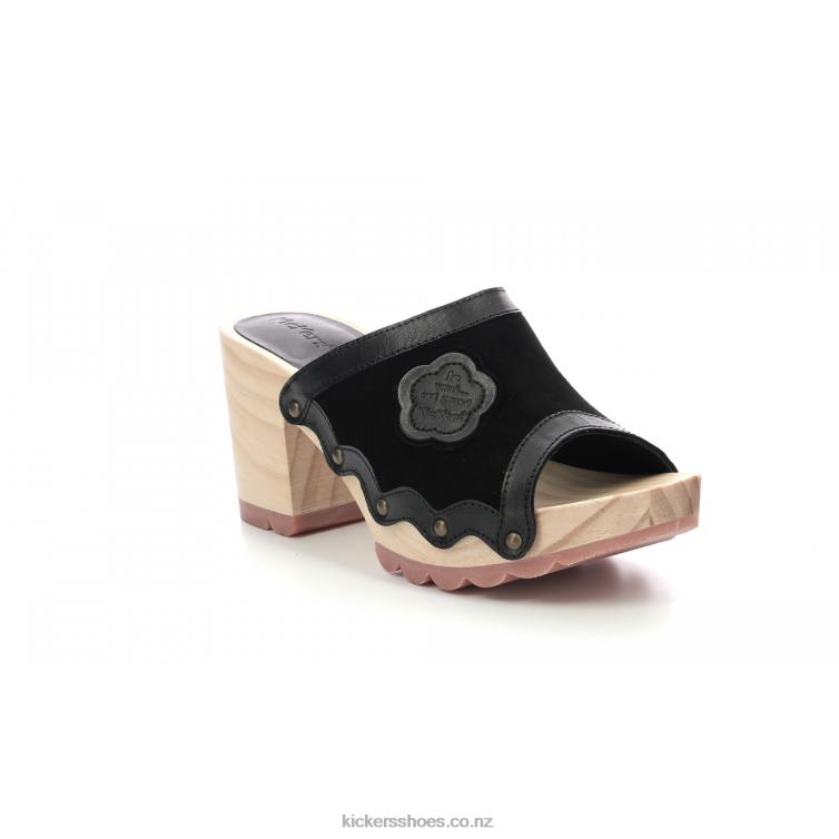 Kickers Women Kick Woodstok Black NPZDR8