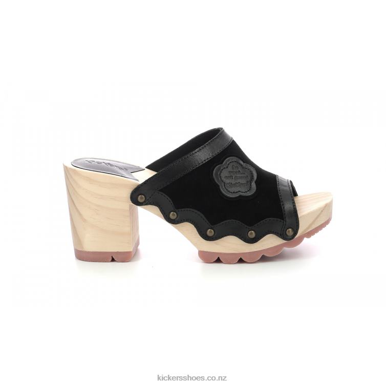 Kickers Women Kick Woodstok Black NPZDR8