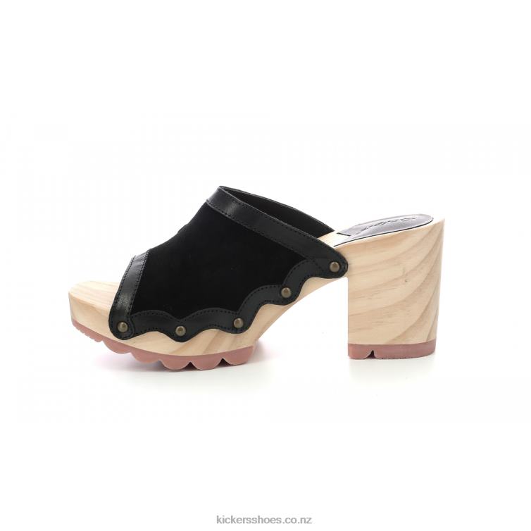 Kickers Women Kick Woodstok Black NPZDR8