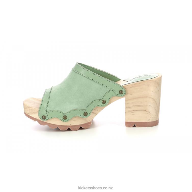 Kickers Women Kick Woodstok Green Mint NPZDR7