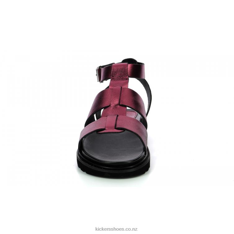 Kickers Women Neorock Red Metallized NPZDR114