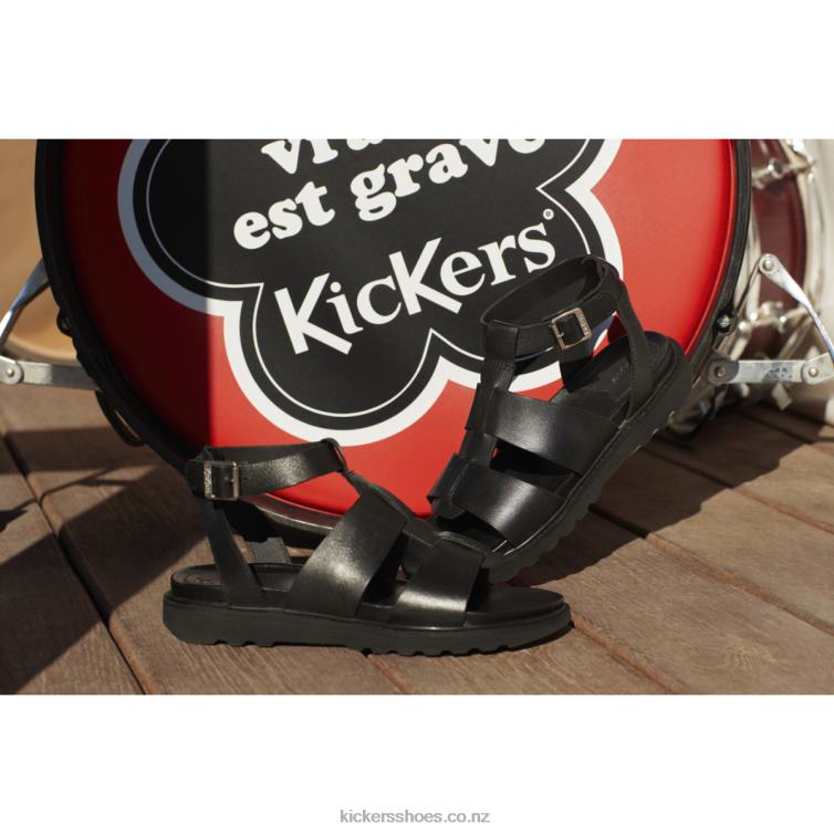 Kickers Women Neostrap Black NPZDR67