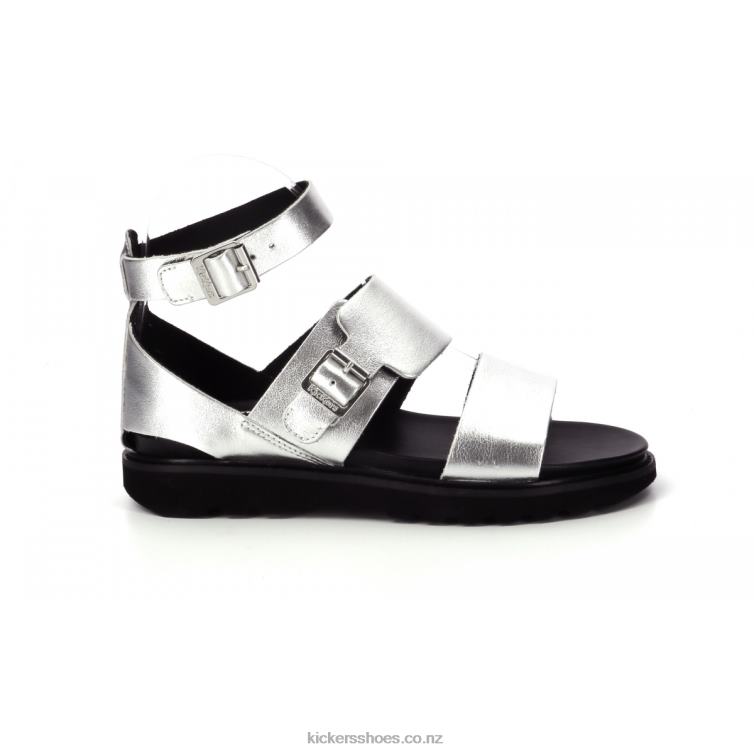 Kickers Women Neostrap Silver NPZDR68