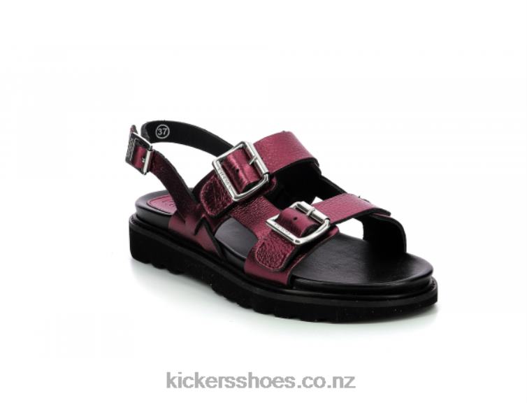Kickers Women Neosummer Red Metallized NPZDR112